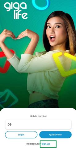 How to Sign Up on the GigaLife App – Smart Help.